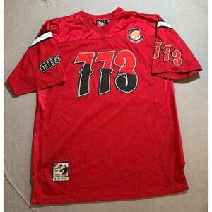 Chicago RB Street Ball‎ Head Hunters #773 Jersey Mens 2XL Red Short Sleeve.